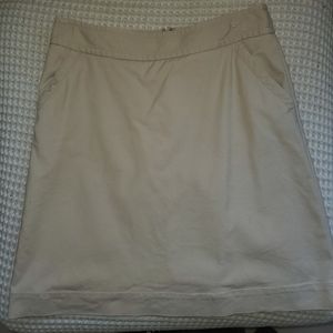 Khaki skirt / uniform skirt. Lightly worn.